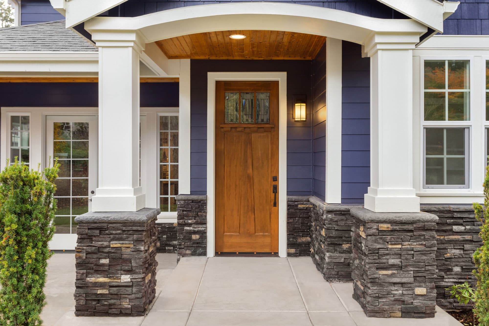 Wood exterior entry door replacement