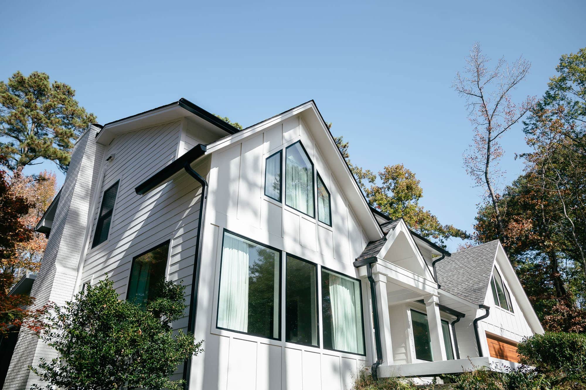 Completed vinyl replacement window installation