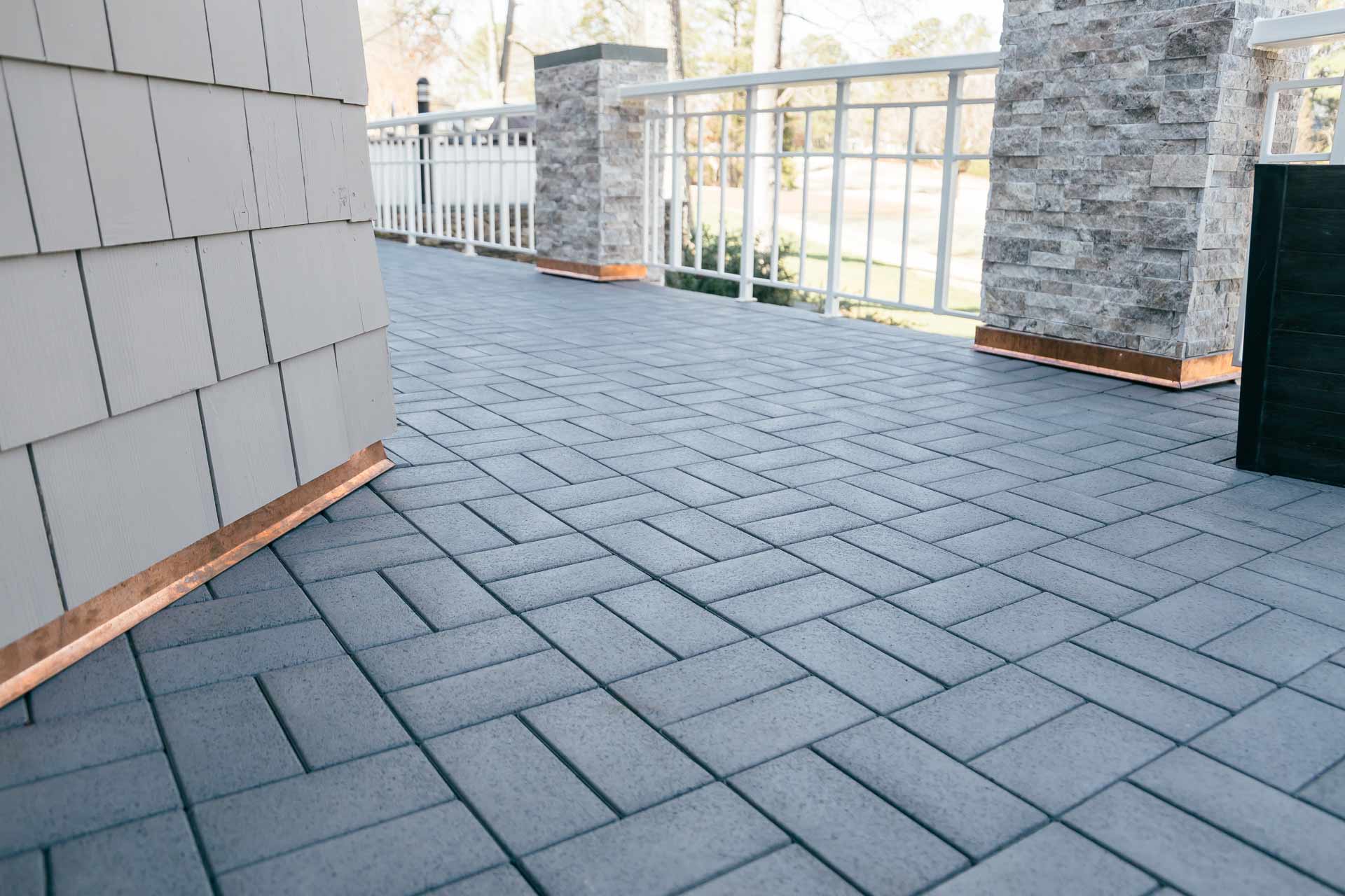 Aspire by Brava composite pavers on a patio