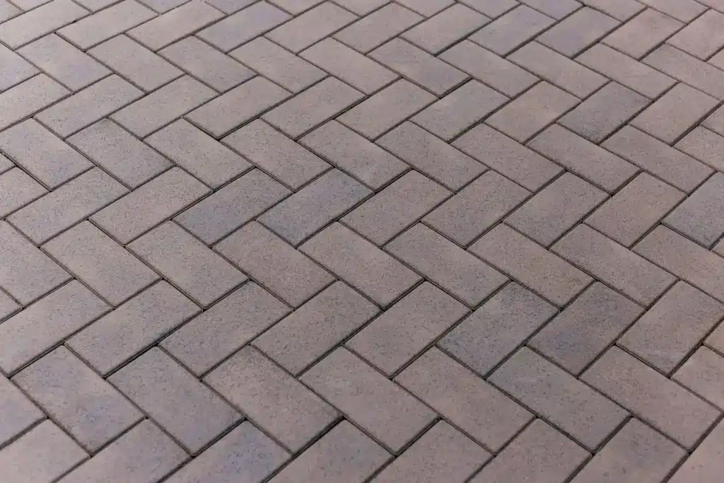 Aspire pavers on an outdoor walkway