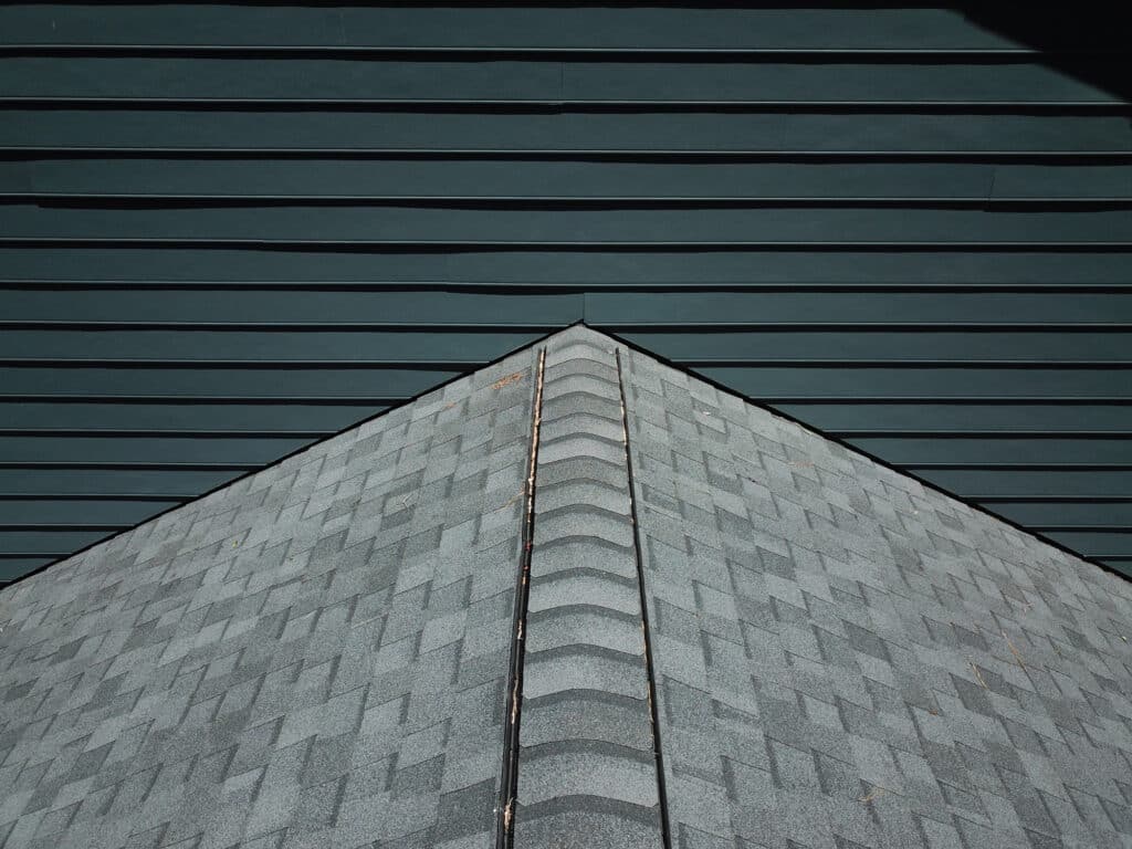 CertainTeed Landmark Moire Black shingles on a home
