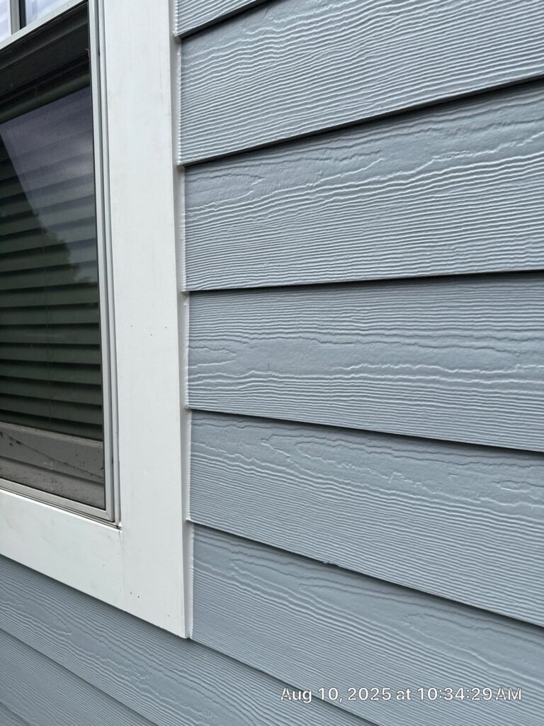 window and siding replacement on Asheville home