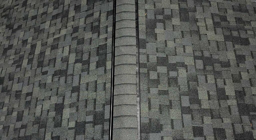Ventilation like this helps extend how long shingles on a roof can last.