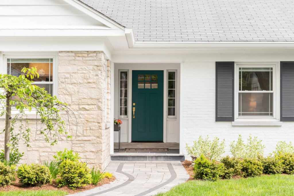 Entry door replacement on family home