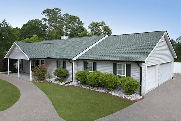 GAF roofing installed by Baker Home Exteriors