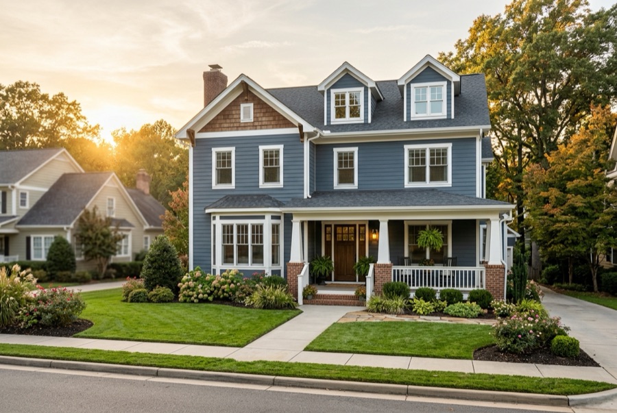 James Hardie siding installed by Baker Home Exteriors