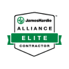James Hardie Alliance Elite Contractor badge