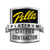Pella Platinum Certified Contractor badge