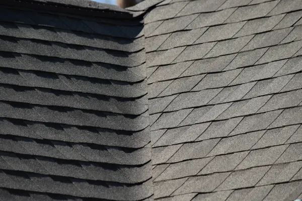 Atlas Pinnacle Pristine Black shingles on a roof replacement by Baker Home Exteriors