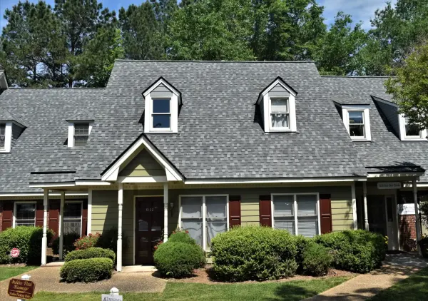 Atlas Pinnacle Pristine Coastal Granite shingles on a roof replacement by Baker Home Exteriors
