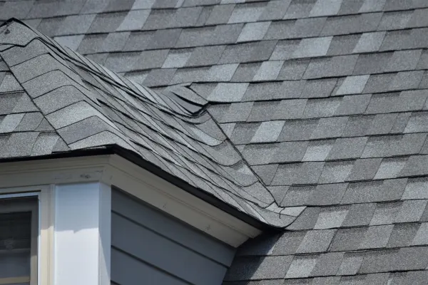 Atlas Pinnacle Pristine Coastal Granite shingles on a roof replacement by Baker Home Exteriors
