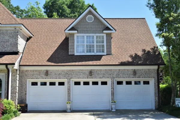 Atlas Pinnacle Pristine Desert shingles on a roof replacement by Baker Home Exteriors
