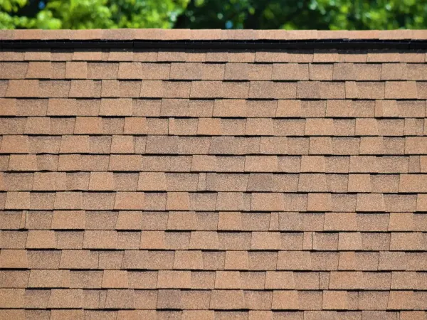 Atlas Pinnacle Pristine Desert shingles on a completed roof replacement