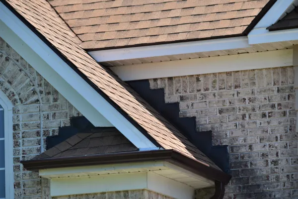 Atlas Pinnacle Pristine Desert shingles on a roof replacement by Baker Home Exteriors