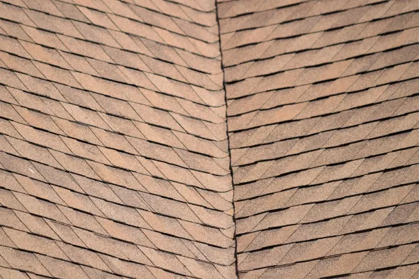 Atlas Pinnacle Pristine Desert shingles on a roof replacement by Baker Home Exteriors