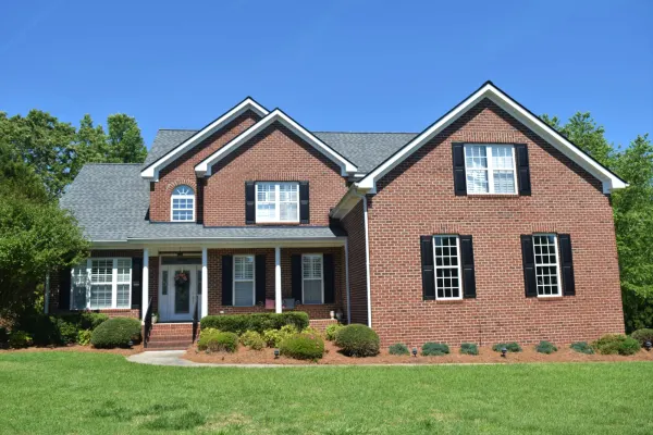 Atlas Pinnacle Pristine Hearthstone shingles on a roof replacement by Baker Home Exteriors