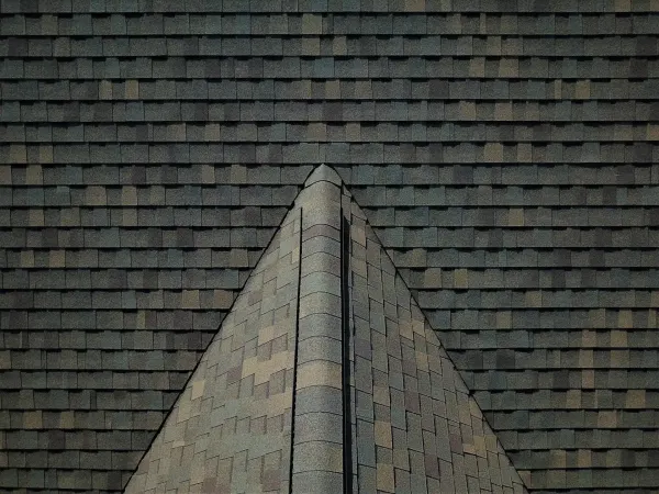 Atlas Pinnacle Pristine Heather shingles on a roof replacement by Baker Home Exteriors