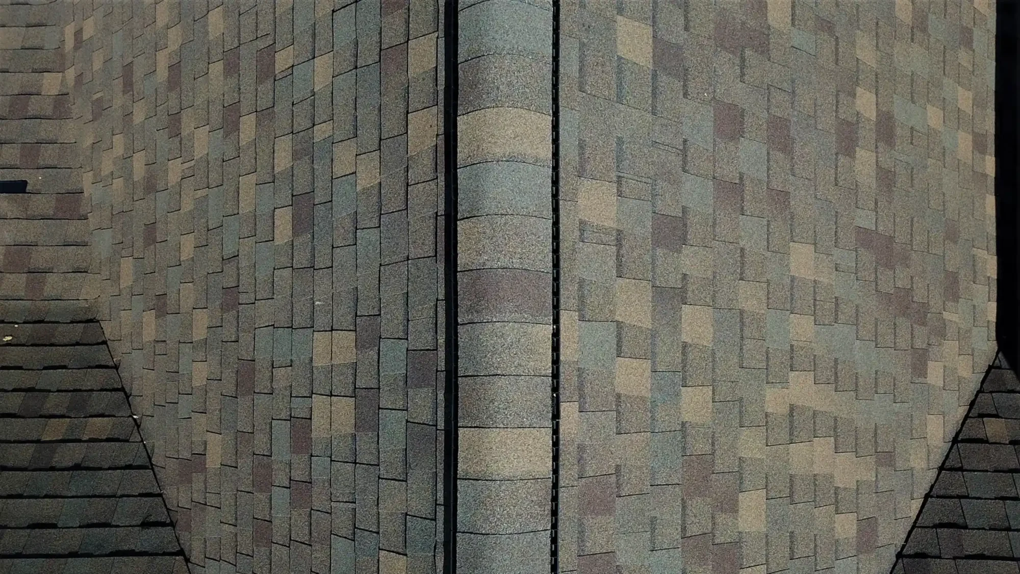 Atlas Pinnacle Pristine Heather shingles on a roof replacement by Baker Home Exteriors