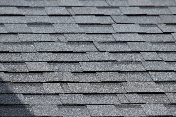 Atlas Pinnacle Pristine Pewter shingles on a roof replacement by Baker Home Exteriors