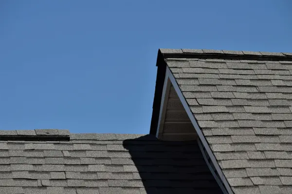 Atlas Pinnacle Pristine Pewter shingles on a roof replacement by Baker Home Exteriors