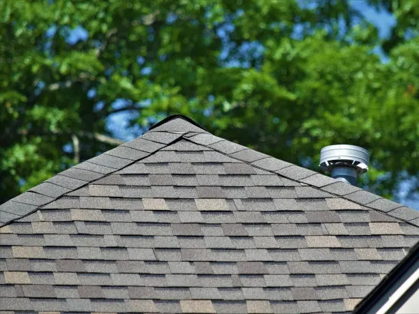 Atlas Pinnacle Pristine Weathered Shadow shingles on a completed roof replacement