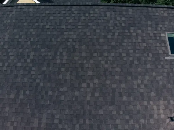 CertainTeed Landmark Charcoal Black shingles on a roof replacement by Baker Home Exteriors