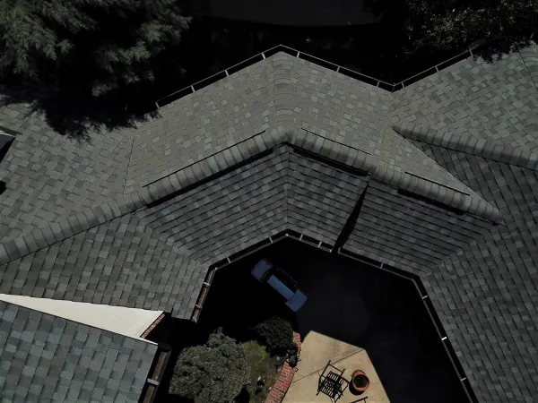 CertainTeed Landmark Driftwood shingles on a roof replacement by Baker Home Exteriors