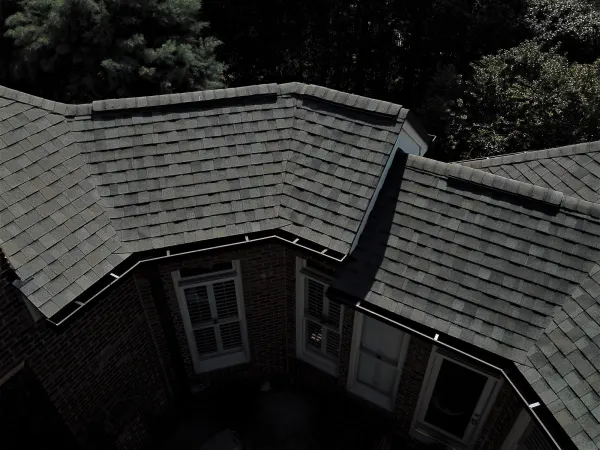 CertainTeed Landmark Driftwood shingles on a roof replacement by Baker Home Exteriors