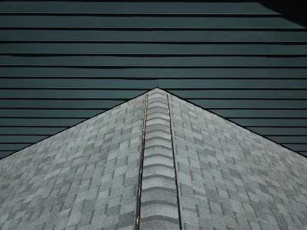 CertainTeed Landmark Moire Black shingles on a roof replacement by Baker Home Exteriors