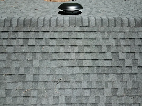 CertainTeed Landmark Moire Black shingles on a roof replacement by Baker Home Exteriors