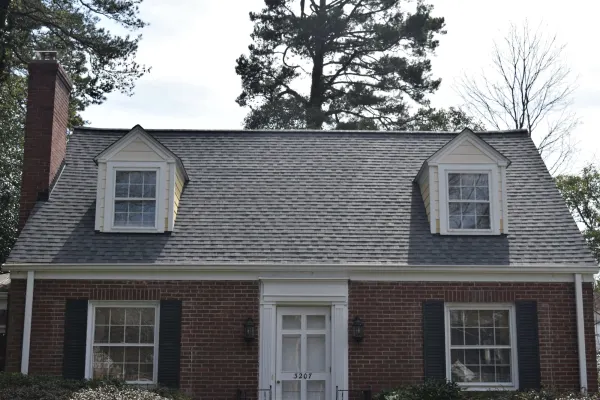 CertainTeed Landmark Pewter shingles on a roof replacement by Baker Home Exteriors