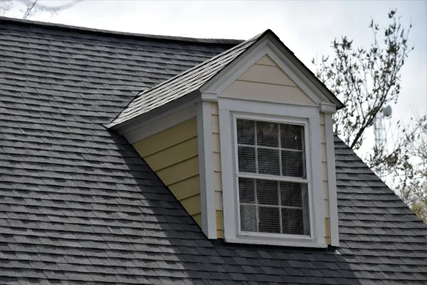 CertainTeed Landmark Pewter shingles on a roof replacement by Baker Home Exteriors