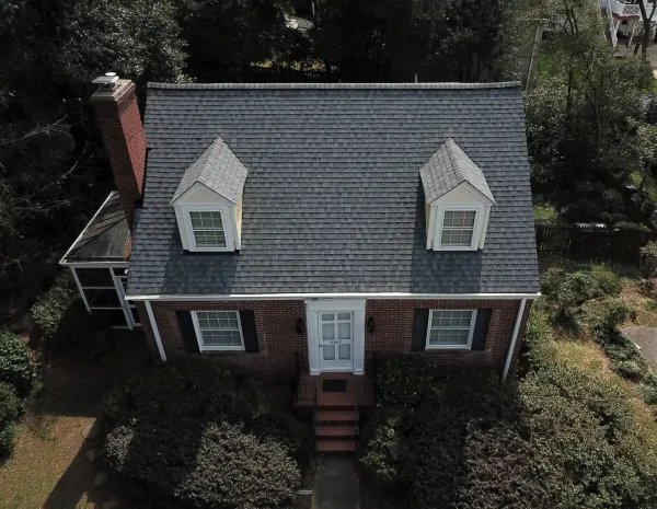 CertainTeed Landmark Pewter shingles on a roof replacement by Baker Home Exteriors