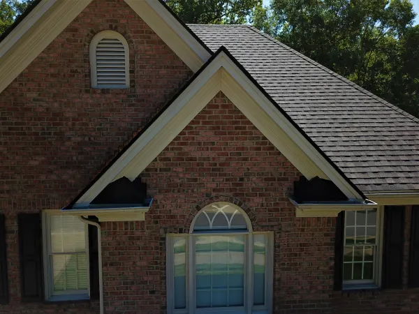 CertainTeed Landmark PRO Weathered Wood shingles on a roof replacement by Baker Home Exteriors