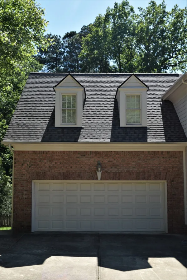 CertainTeed Landmark PRO Weathered Wood shingles on a roof replacement by Baker Home Exteriors