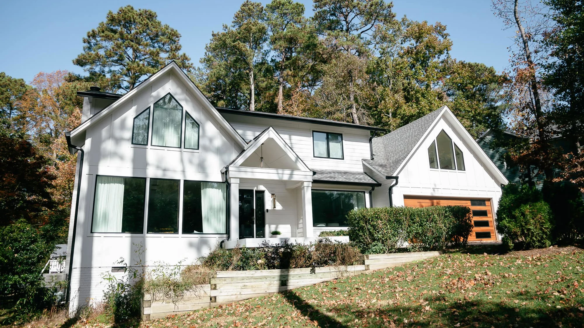 Modern Monochromatic exterior design collection by Baker Home Exteriors