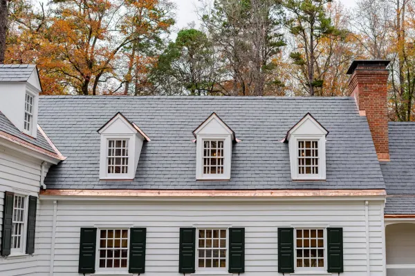 Modern Monochromatic exterior project by Baker Home Exteriors