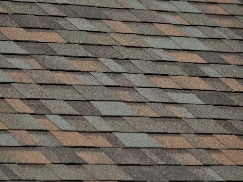 Owens Corning Duration Aged Copper shingles on a completed roof replacement