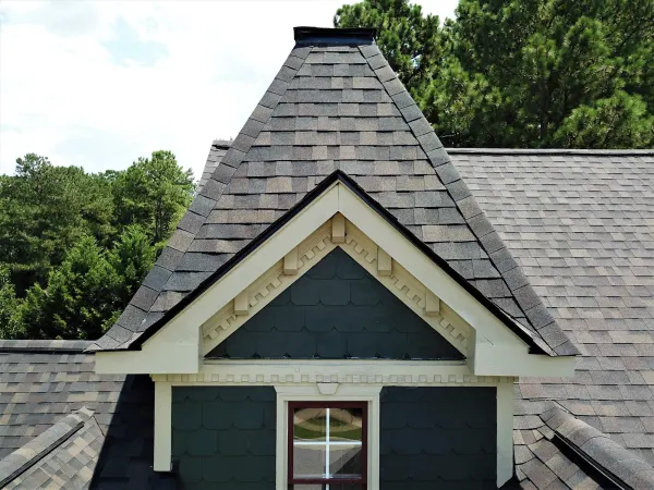 Owens Corning Duration Black Sable shingles on a roof replacement by Baker Home Exteriors
