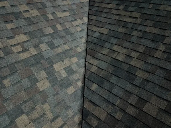 Owens Corning Duration Black Sable shingles on a roof replacement by Baker Home Exteriors