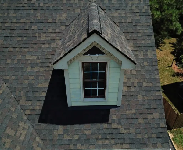Owens Corning Duration Black Sable shingles on a roof replacement by Baker Home Exteriors
