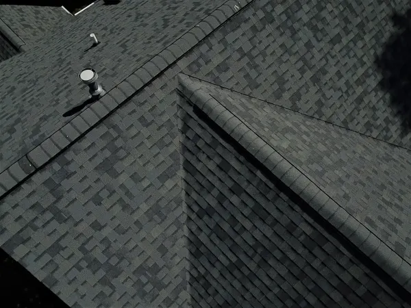Owens Corning Duration Estate Gray shingles on a roof replacement by Baker Home Exteriors