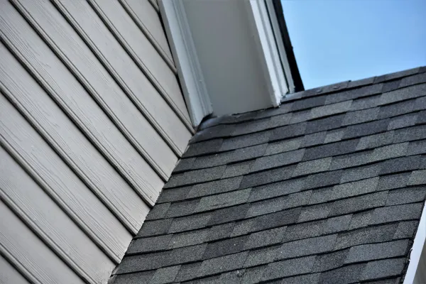 Owens Corning Duration Estate Gray shingles on a roof replacement by Baker Home Exteriors
