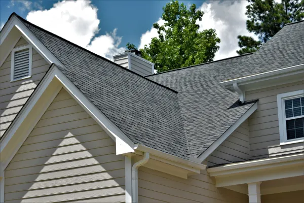 Owens Corning Duration Estate Gray shingles on a roof replacement by Baker Home Exteriors