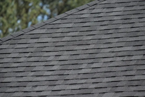 Owens Corning Duration Onyx Black shingles on a roof replacement by Baker Home Exteriors