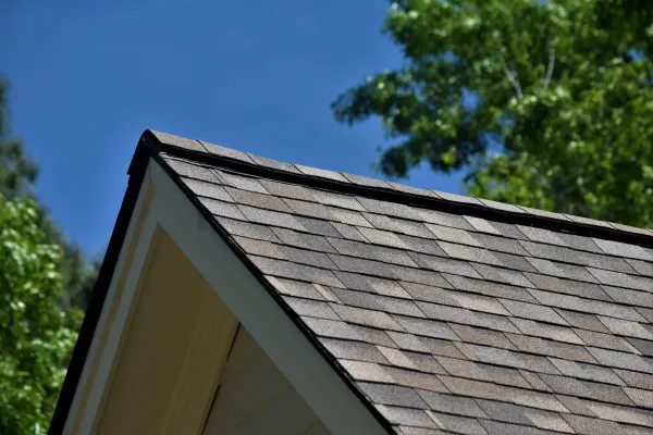 Owens Corning Duration Sand Dune shingles on a roof replacement by Baker Home Exteriors