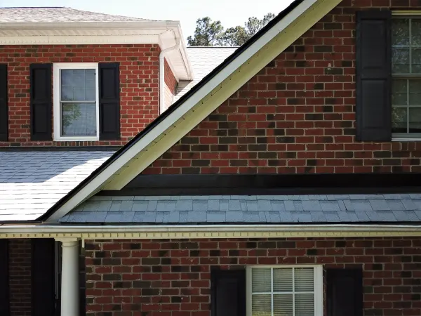 Owens Corning Duration Shasta White shingles on a roof replacement by Baker Home Exteriors
