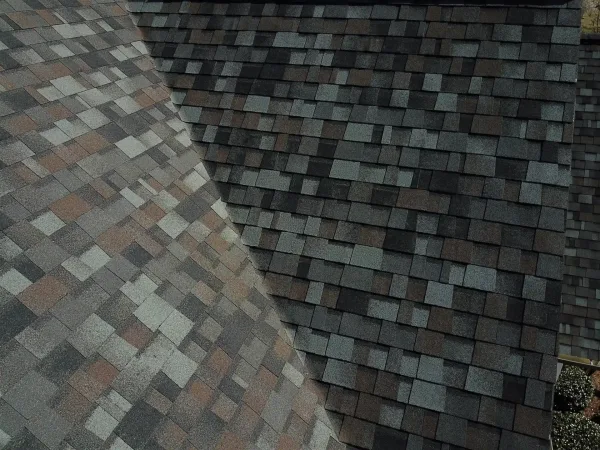 Owens Corning Duration Storm Cloud shingles on a roof replacement by Baker Home Exteriors