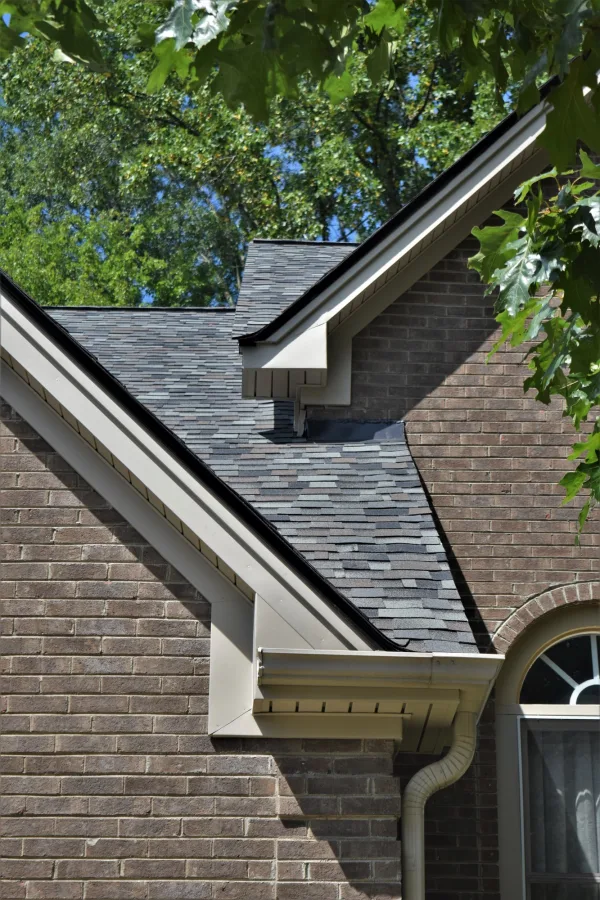 Owens Corning Duration Storm Cloud shingles on a roof replacement by Baker Home Exteriors