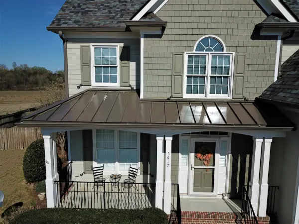Owens Corning Duration Storm Cloud shingles on a roof replacement by Baker Home Exteriors